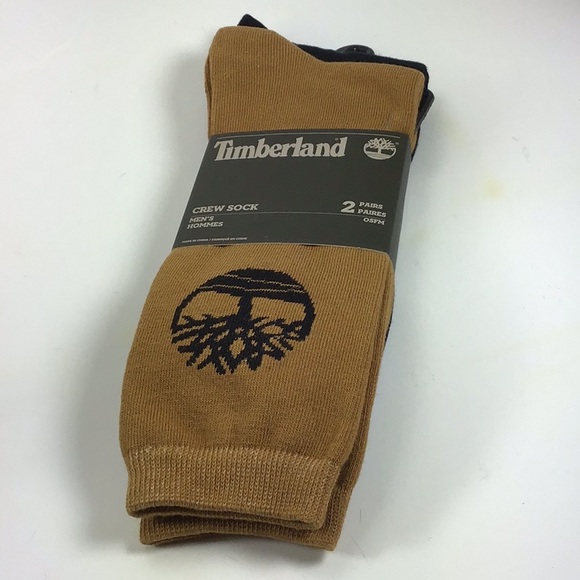 Timberland Other - NWT Timberland Logo Men’s 2 Pr Crew Socks